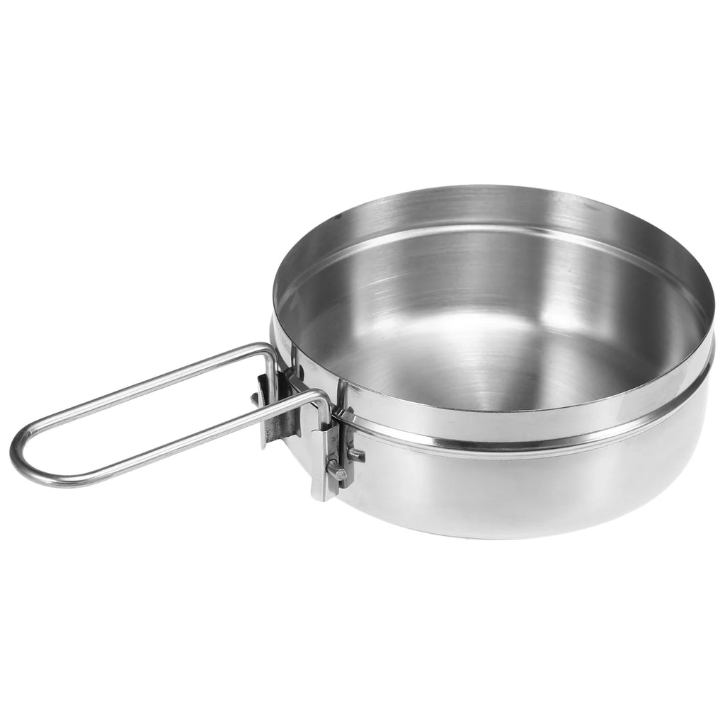 1L Stainless Steel Cooking Kettle with Foldable Handle F62666