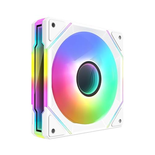Black 3 Pack 120mm RGB PC Fans S2154