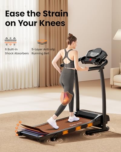 3.0HP Folding Treadmill with Incline G129