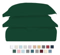 King Pine Green 100% Long Staple Cotton Duvet Cover Set O58578