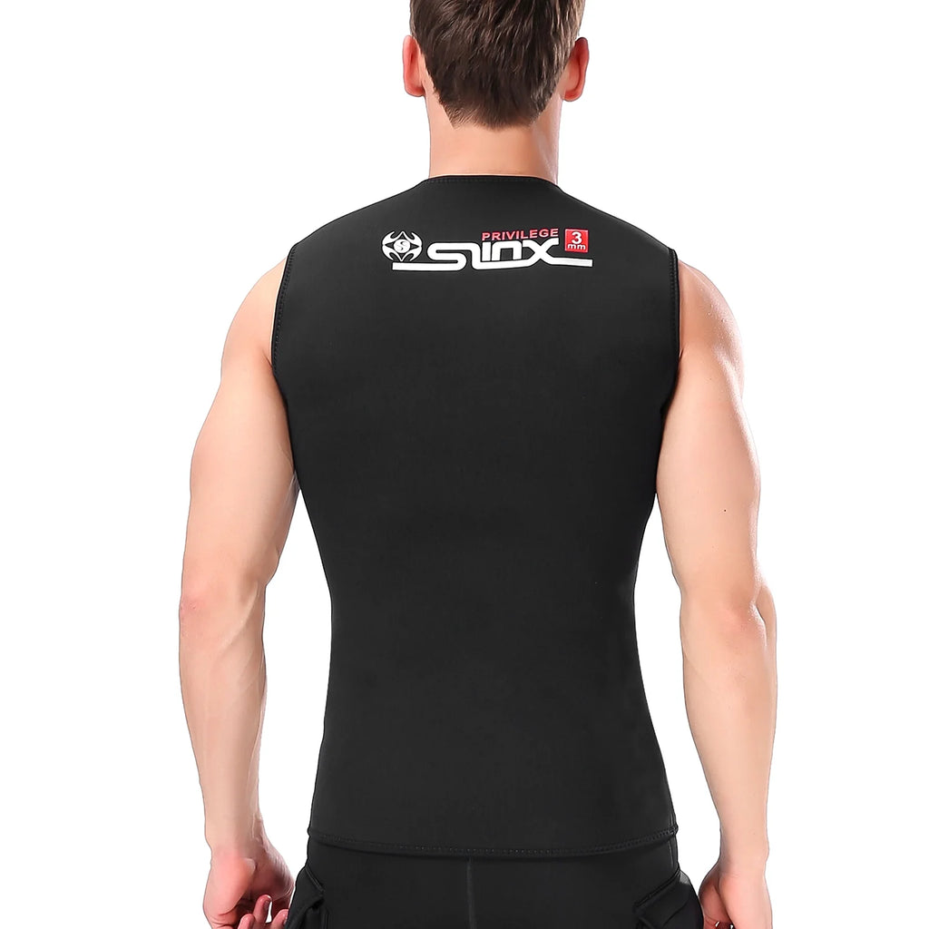 Thermal Sleeveless Neoprene Wetsuit Vest J9319