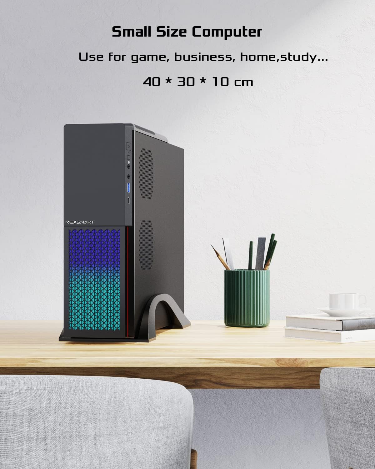 16GB RAM 512GB SSD Core i7-4765T Desktop Computer Z15619