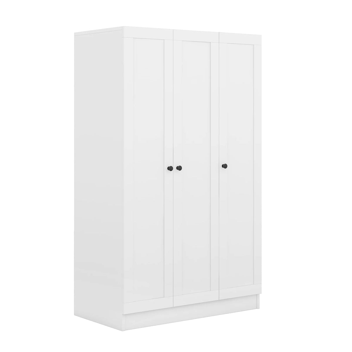 Wood Wardrobe Closet with Doors Shelves and Hanging Rail B933