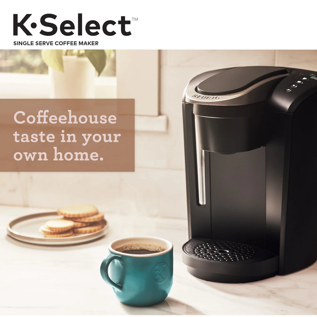 Single-Serve K-Cup Pod Coffee Maker with 12oz Brew Size, Matte Black M3246