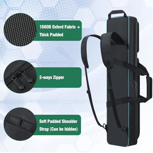 4x5 Soft Padded Pool Cue Case with Backpack Straps N826514