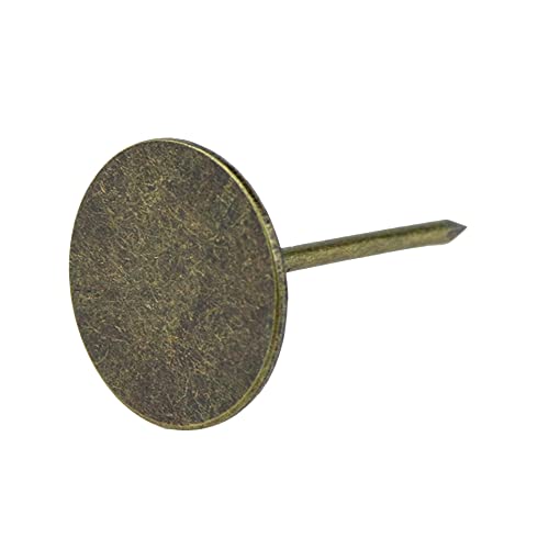 Bronze Flat Head Upholstery Tacks (19mm x 30mm, 100Pcs) O621