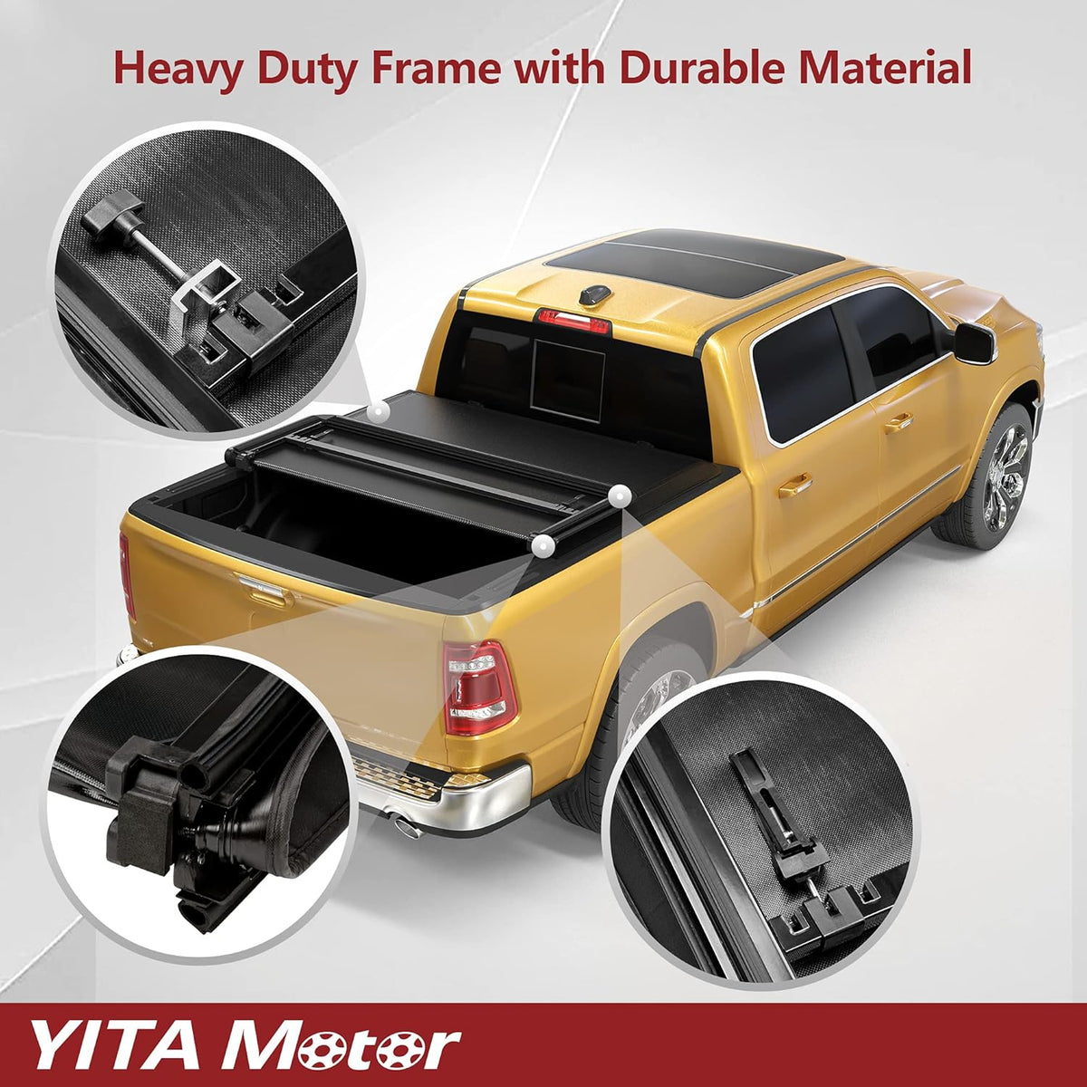 Soft Tri-Fold Truck Bed Tonneau Cover Y46049