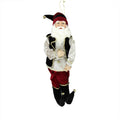 Black and Red Poseable Christmas Elf Figure T21493