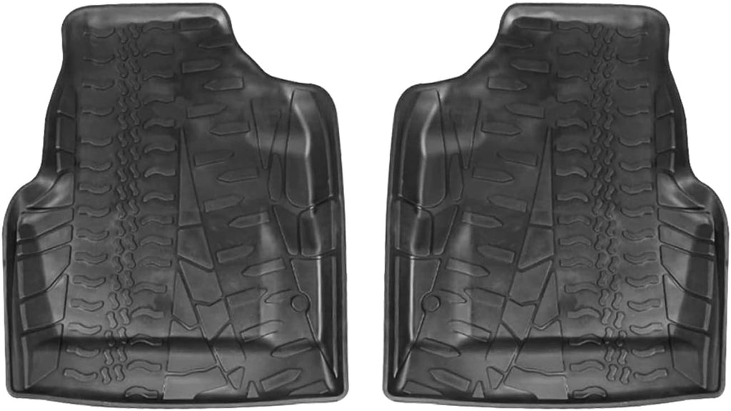 Black Floor Mats Liners Front and Rear Carpet C60325