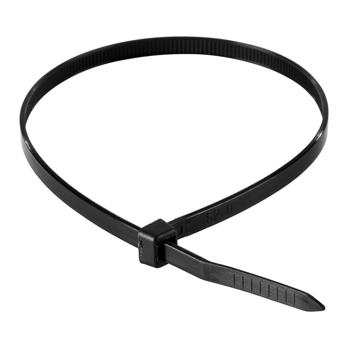 UV-Resistant Black Cable Ties 100-Pack E8638