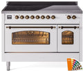 48 Induction Range with Electric Oven E8513