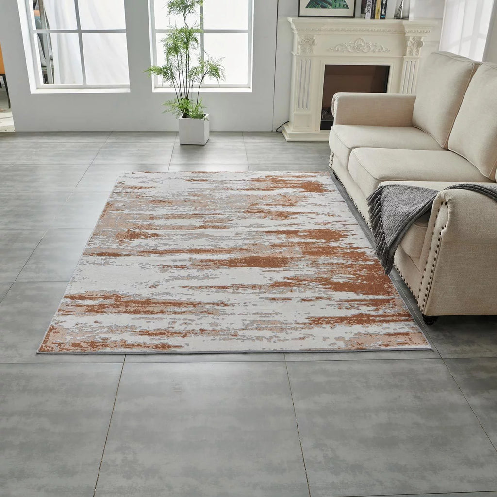 Abstract Design Area Rug T75457