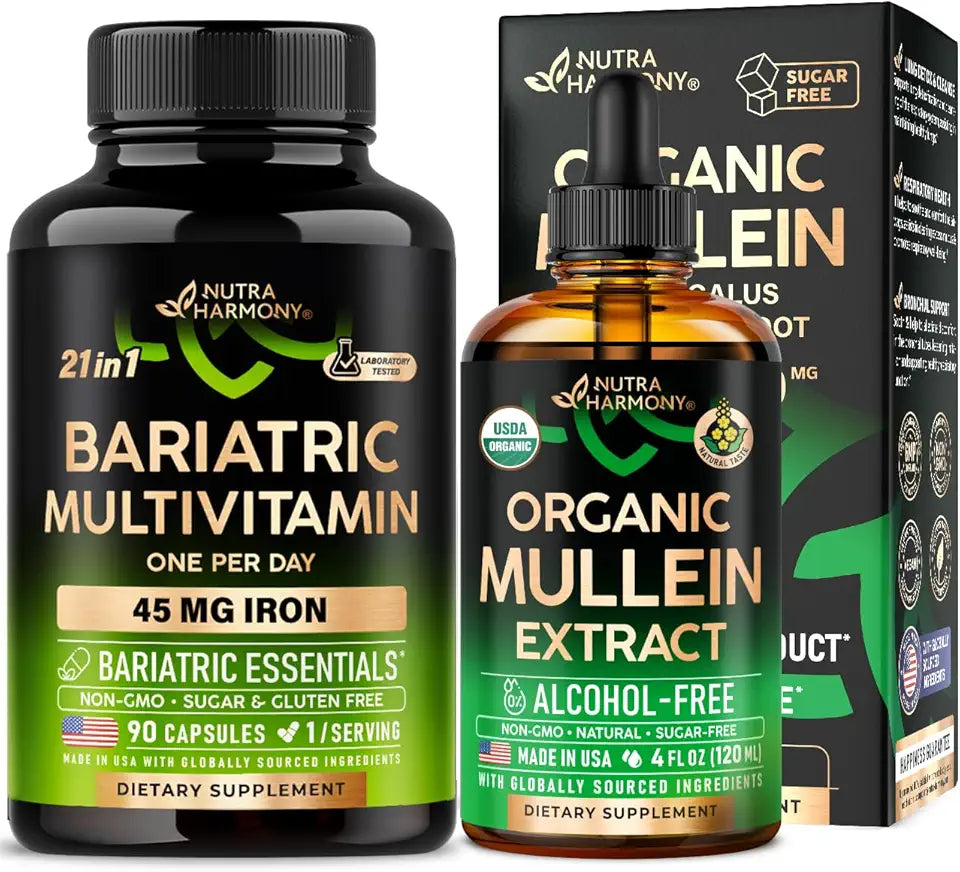 Organic Mullein Drops & Multivitamin Capsules G708