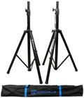 Tripod DJ PA Speaker Stands with Carrying Case Black Y428790