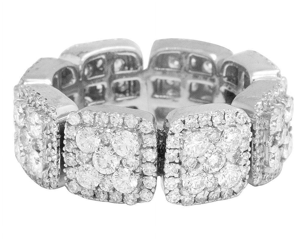 4.10 CT Diamond Eternity Band Ring W71262
