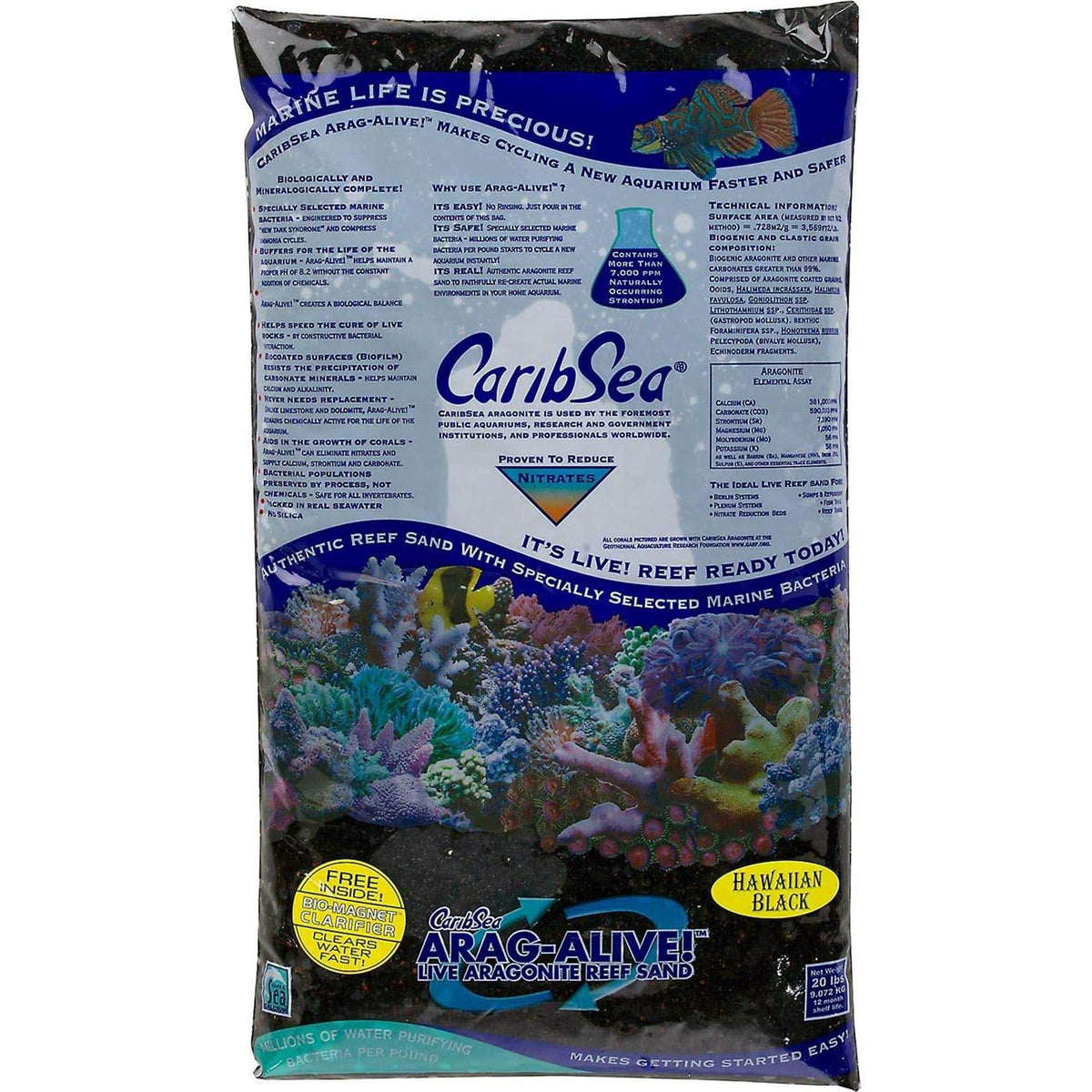 Hawaiian Black Aquarium Sand C9551