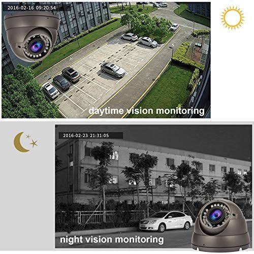 Analog CCTV Security Dome Camera HD 1080p 4-in-1 I275