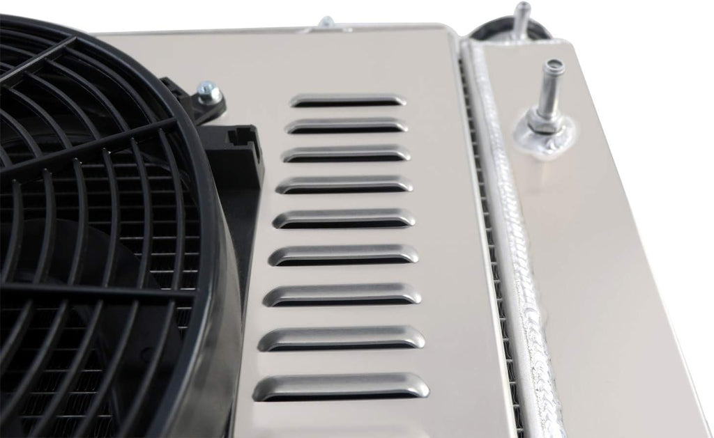 4 Row Core Radiator with Fan Shroud and Relay Kit J128