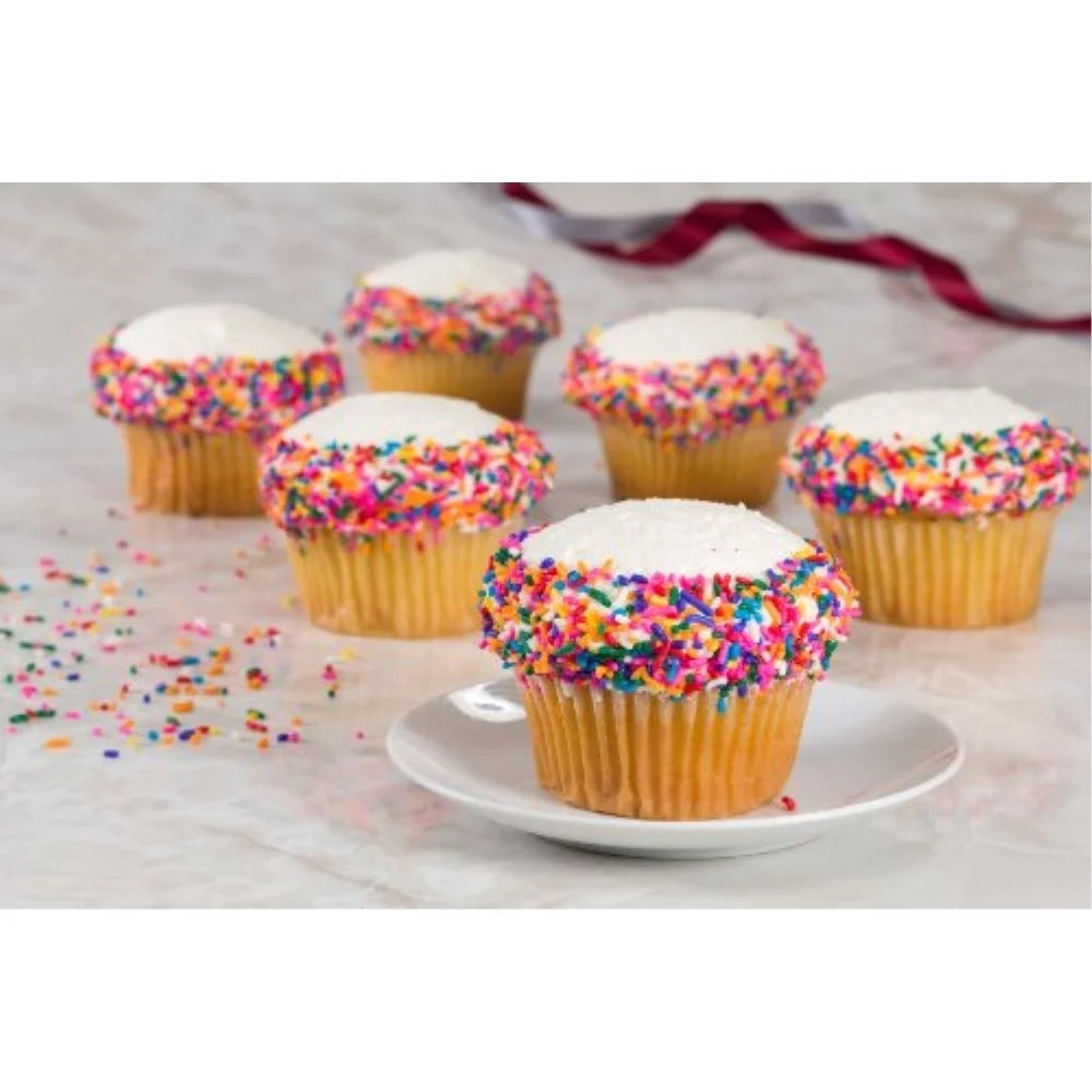 Fresh Vanilla Sprinkle Cupcake F190