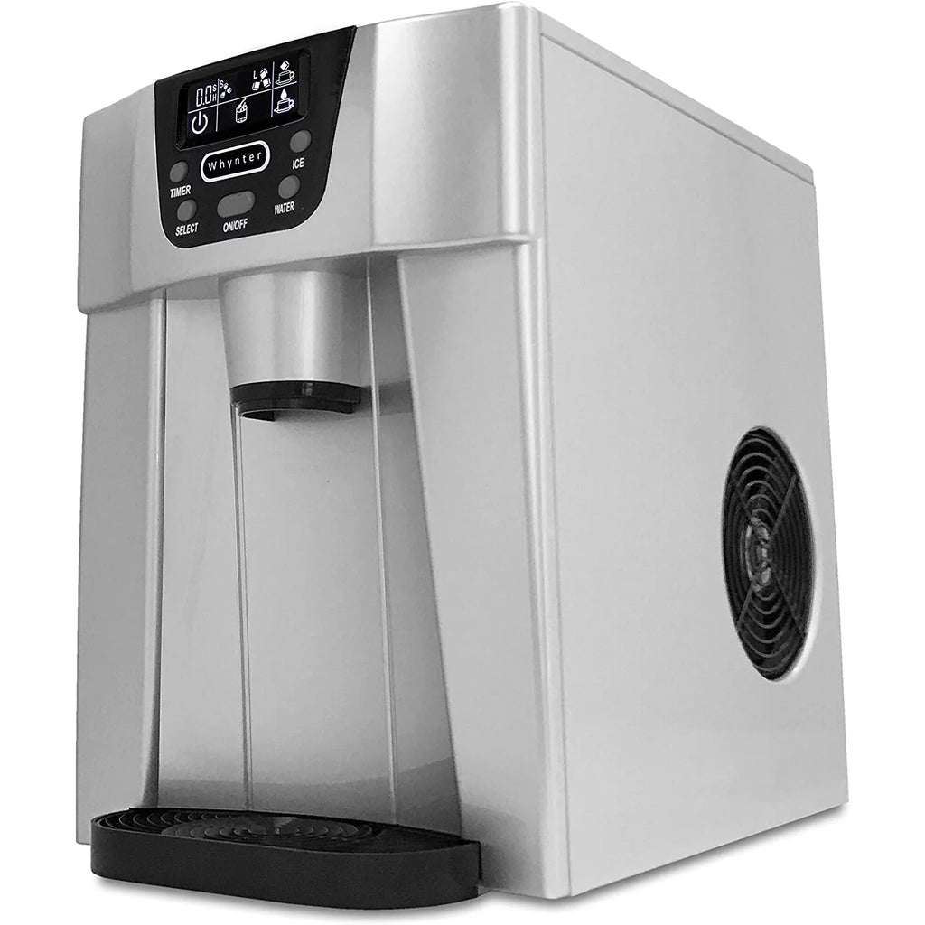 Countertop Ice Maker and Water Dispenser Silver I65204