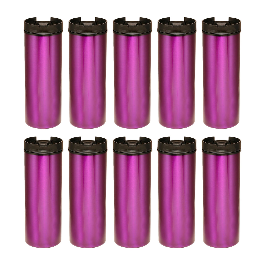 16 Oz Double Wall Tumbler Purple 10 Pack O5304
