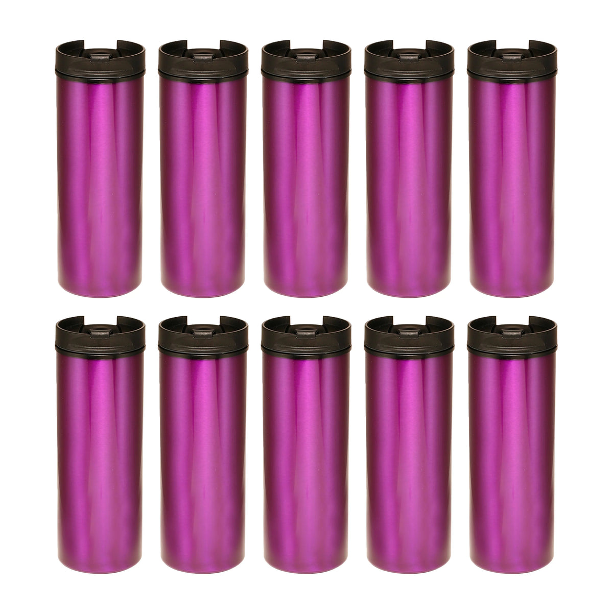 16 Oz Double Wall Tumbler Purple 10 Pack O5304