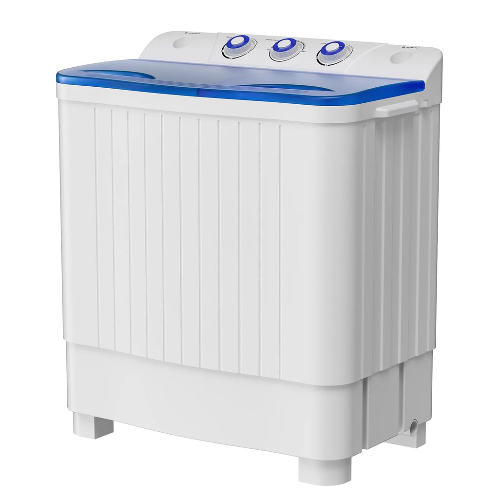 Portable 20lbs Twin Tub Semi-Automatic Washing Machine J96106