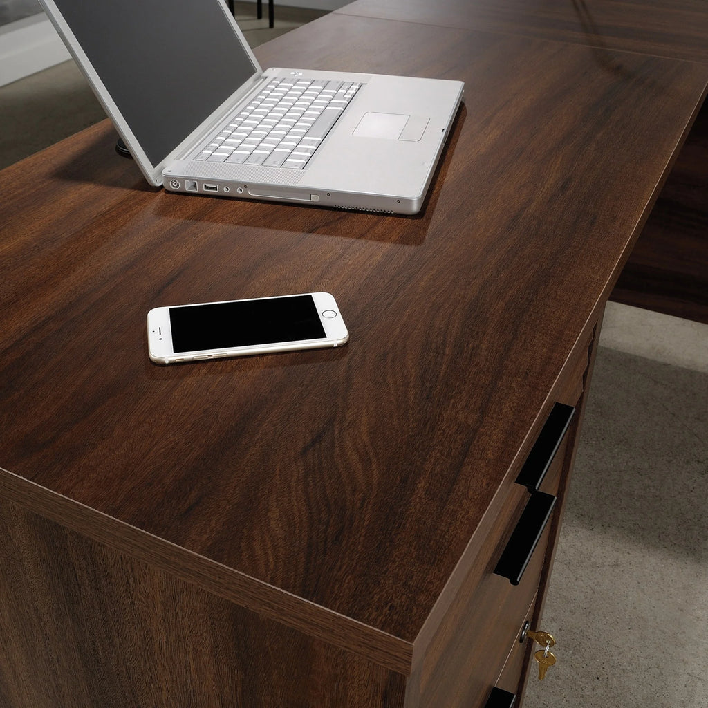 72" L-Shaped Engineered Wood Computer Desk K314