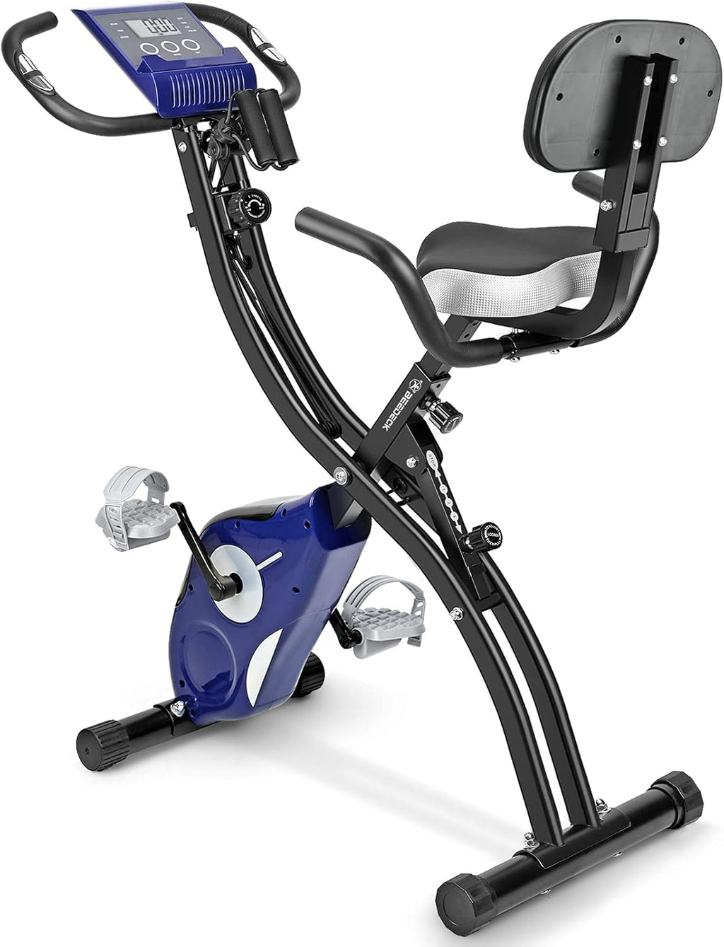 Foldable Magnetic Exercise Bike with LCD Monitor I69595