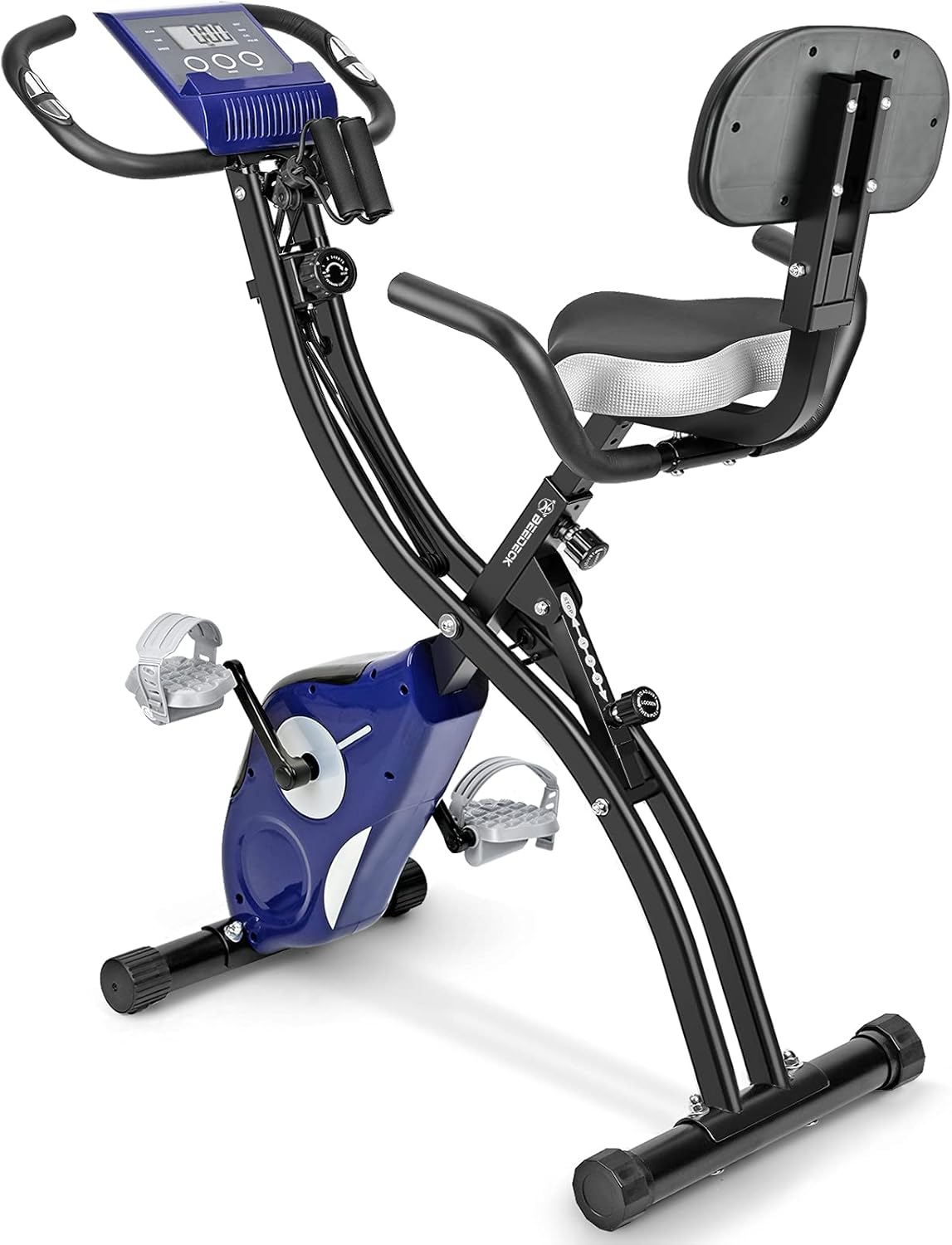 Foldable Magnetic Exercise Bike with LCD Monitor I69595