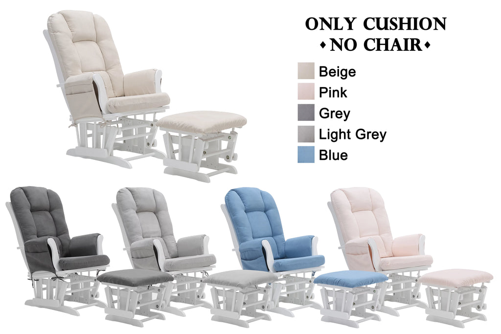 Grey Glider Rocking Chair Cushions T80433
