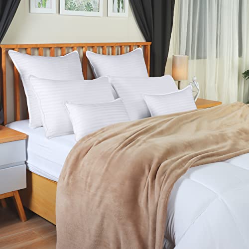 King Size White Set of 2 Bed Pillows H434809