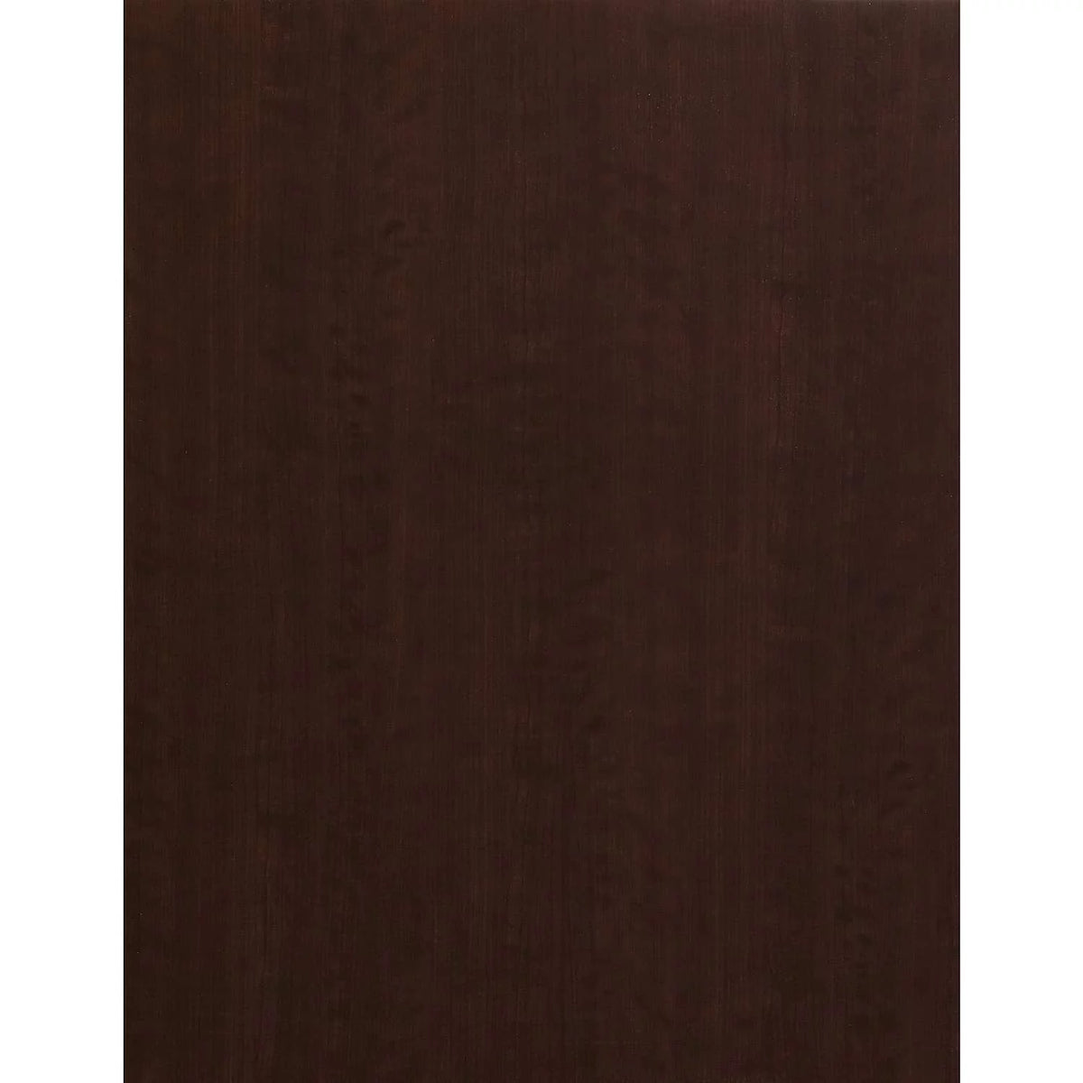 72W L Shaped Desk with Storage in Mocha Cherry X2396