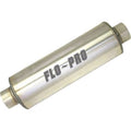 Stainless Steel Round Muffler Fiberglass Packed Perforated Core D4105