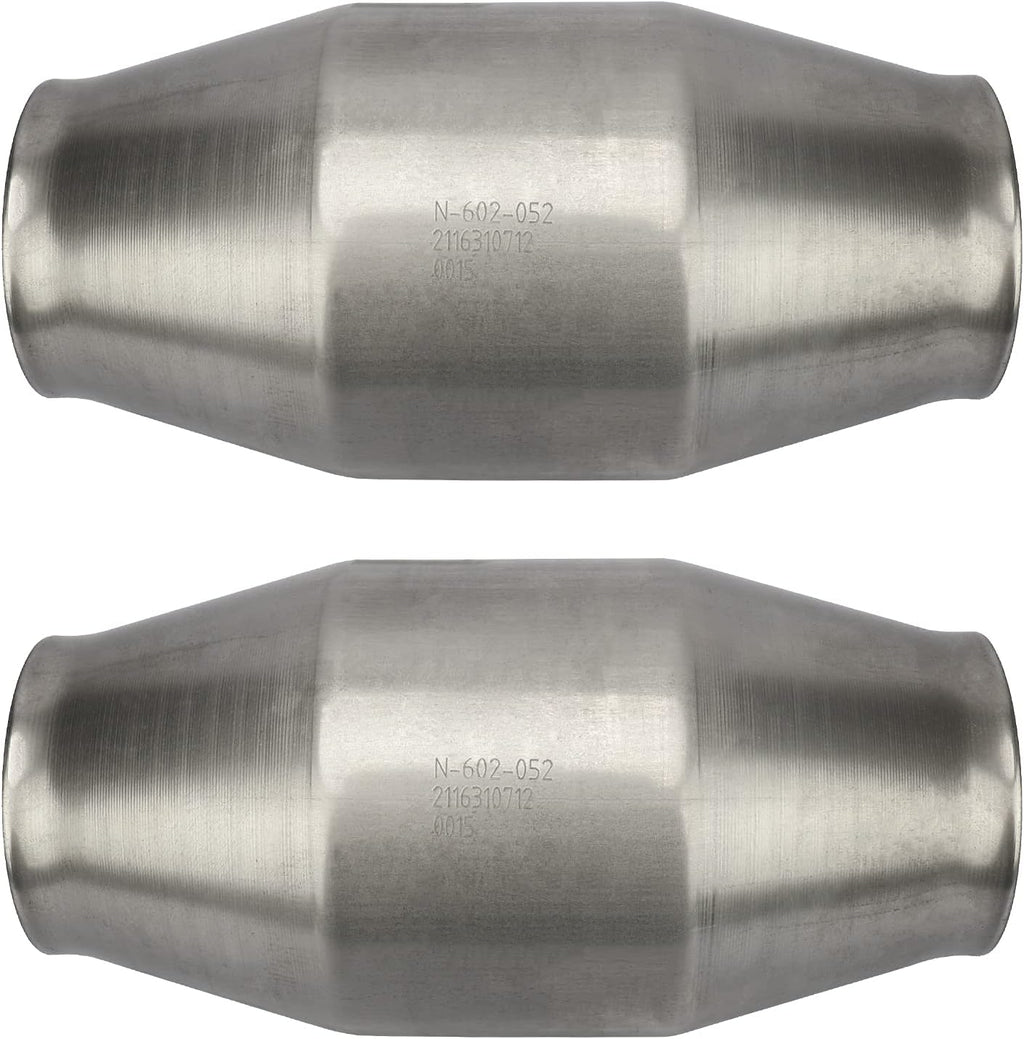 2 Pack Universal Catalytic Converter with O2 Port O26315