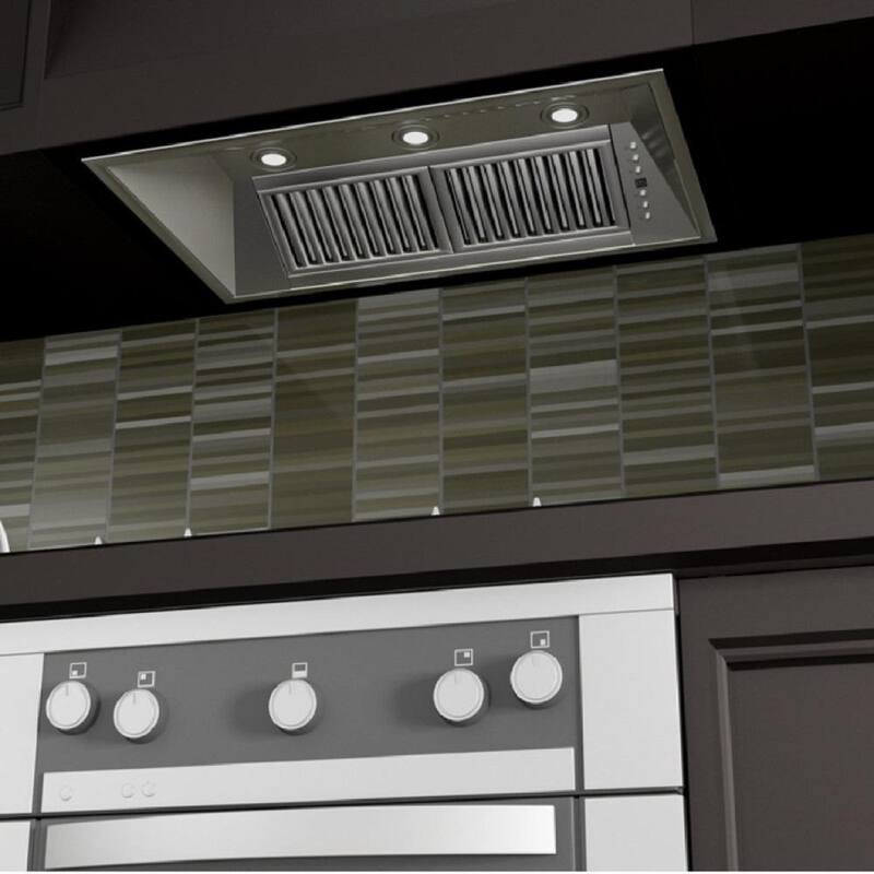 46 in. 700 CFM Stainless Steel Range Hood Insert L2738