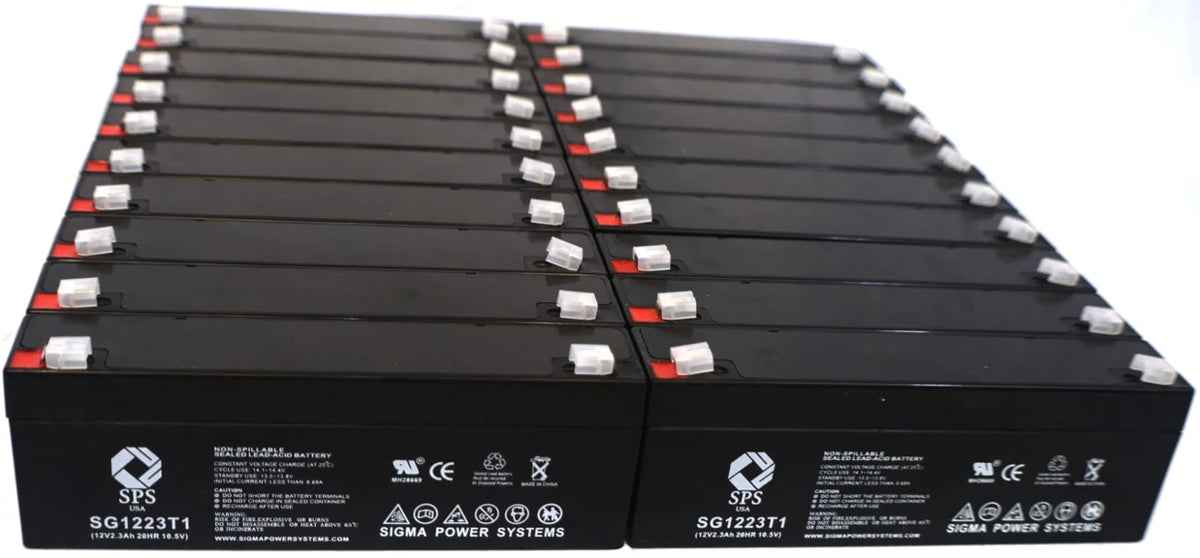 12V 2.3 Ah Replacement Battery 20 Pack M461