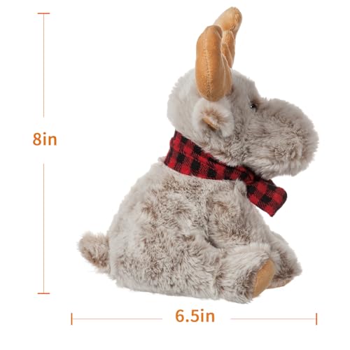 Gray Moose Plush Stuffed Animal H313
