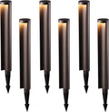 5W LED Landscape Pathway Light, 12-24V Low Voltage, IP65 Waterproof, Die-Casted Aluminum, 3000K Warm White, Pack of 6 W923185