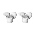 Set of 2 Stainless Steel Tea Light M8044