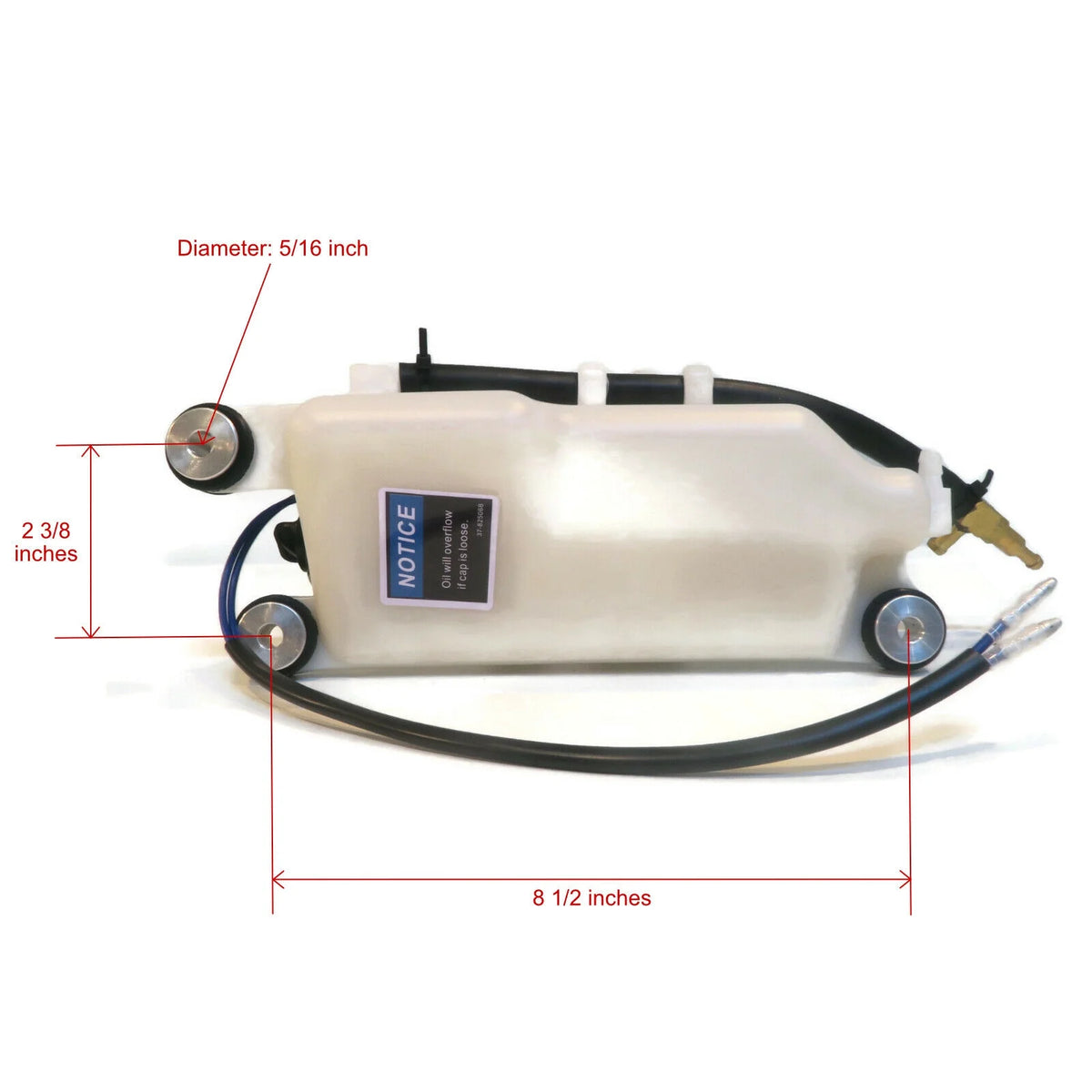 Oil Reservoir Tank Assembly For Mercury 150 HP 2.5L Outboard Boats F899