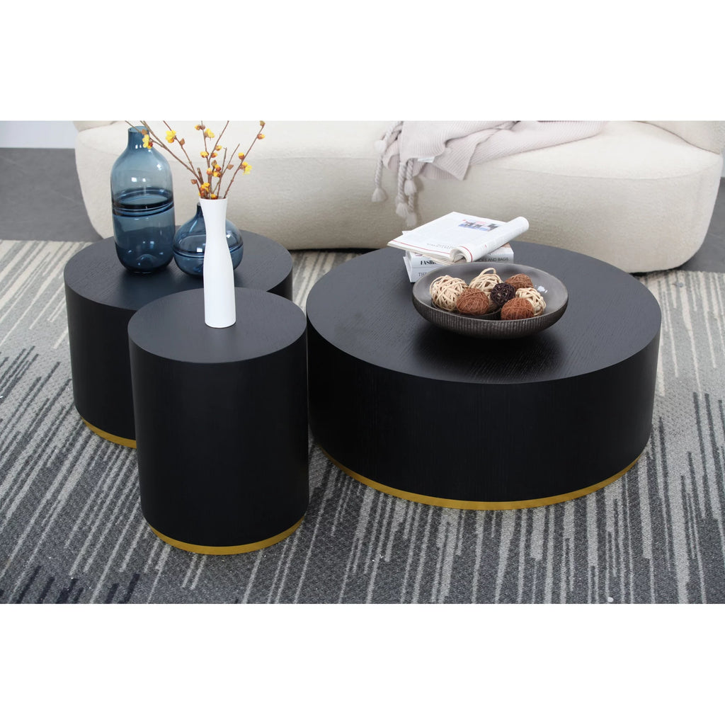 Round Coffee Table Side Table End Table J318825