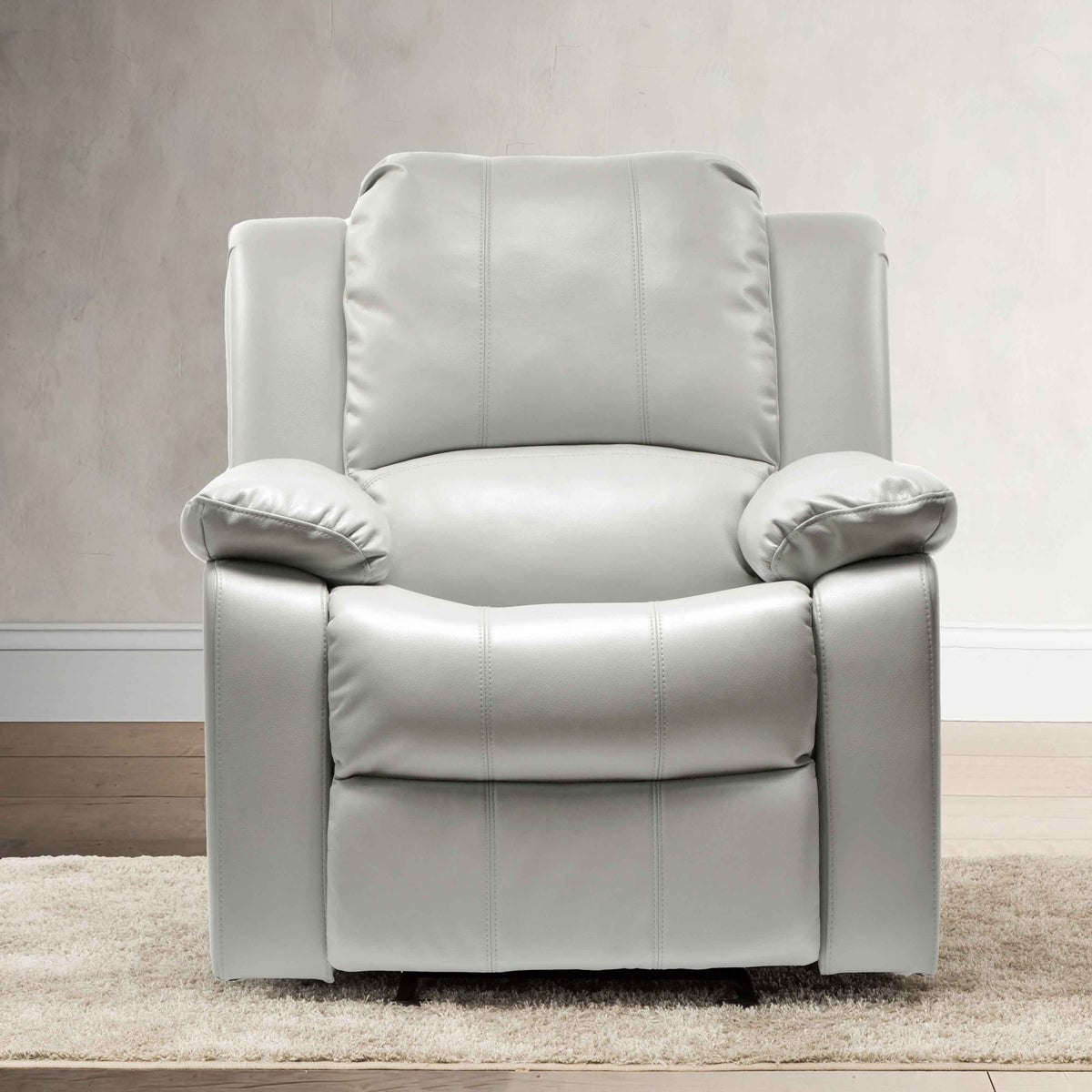 Genuine Leather Power Recliner Sofa W8155
