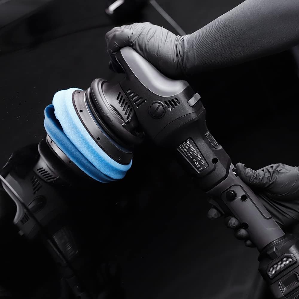 18V Cordless Car Polisher 15mm Orbit 7 Variable Speed U7639