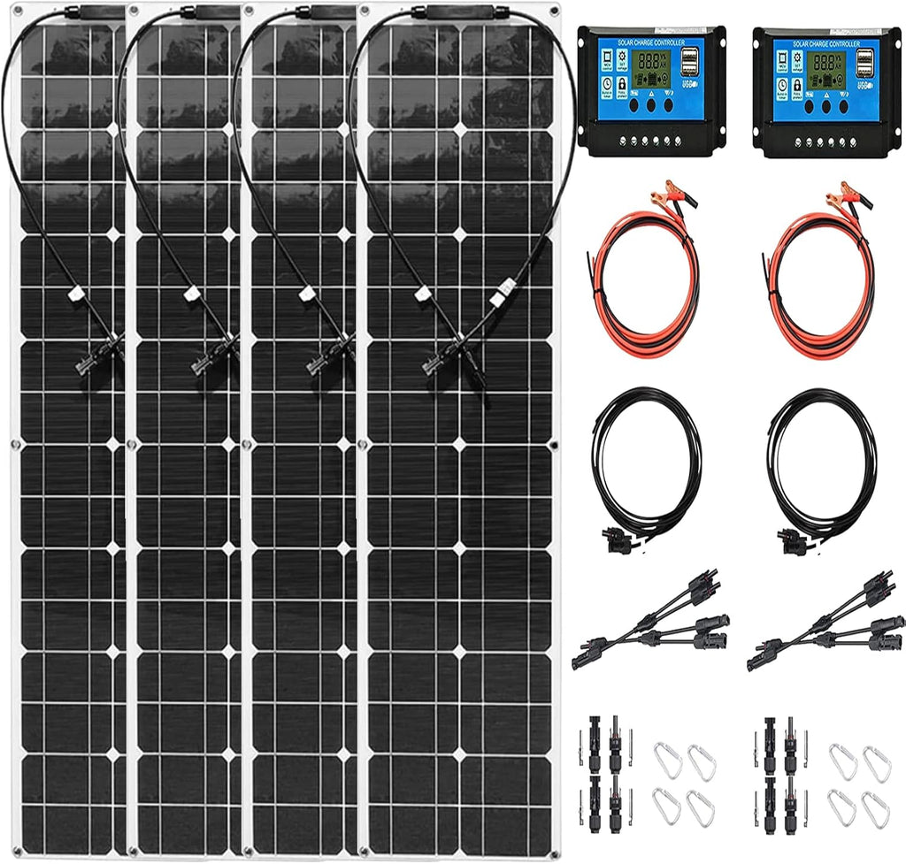 800W Flexible Monocrystalline Solar Panel Kit with 40A Controller V32969