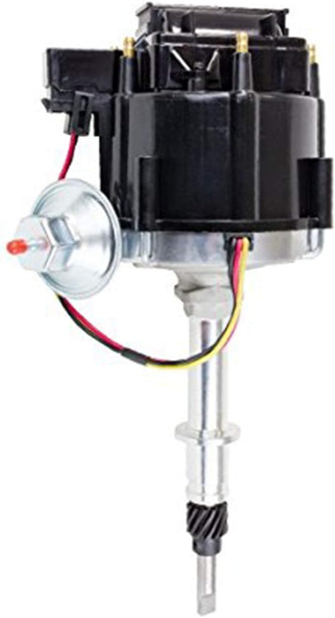 Red Cap HEI Distributor and Spark Plug Wires Set for AMC Jeep Inline 6 Cylinder 232 258 O2823