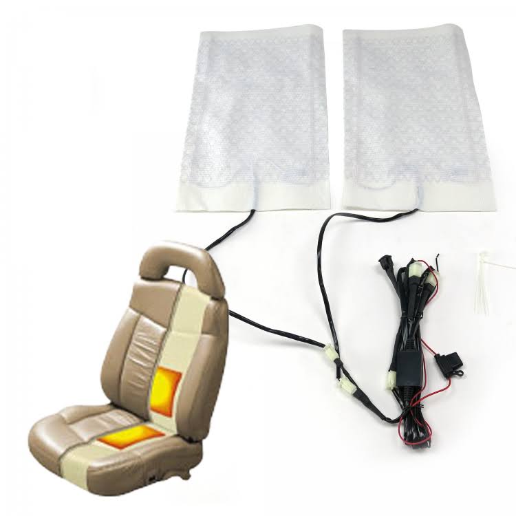 Carbon Fiber Heated Seat Kit with Switch and Plug-and-Play Harness (1 Seats) T1572