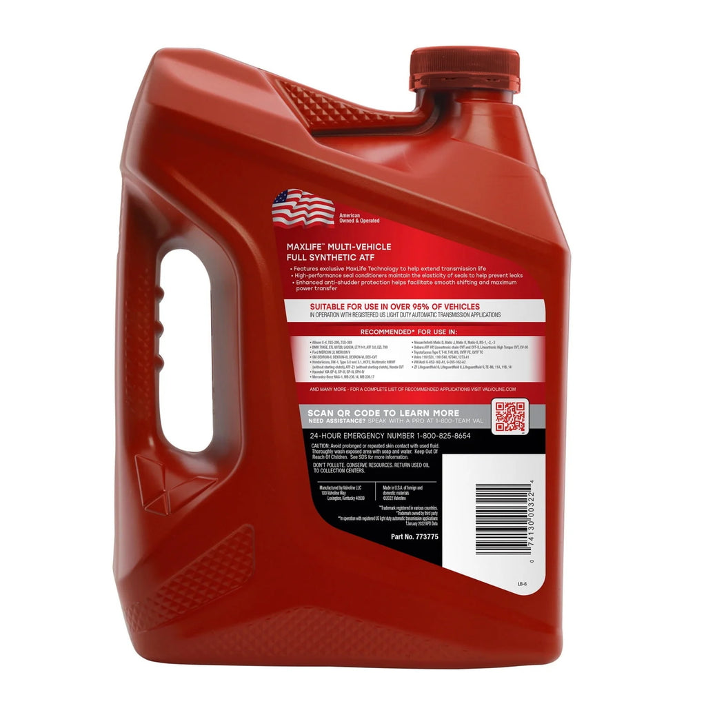 Multi-Vehicle Automatic Transmission Fluid 1 Gallon V493