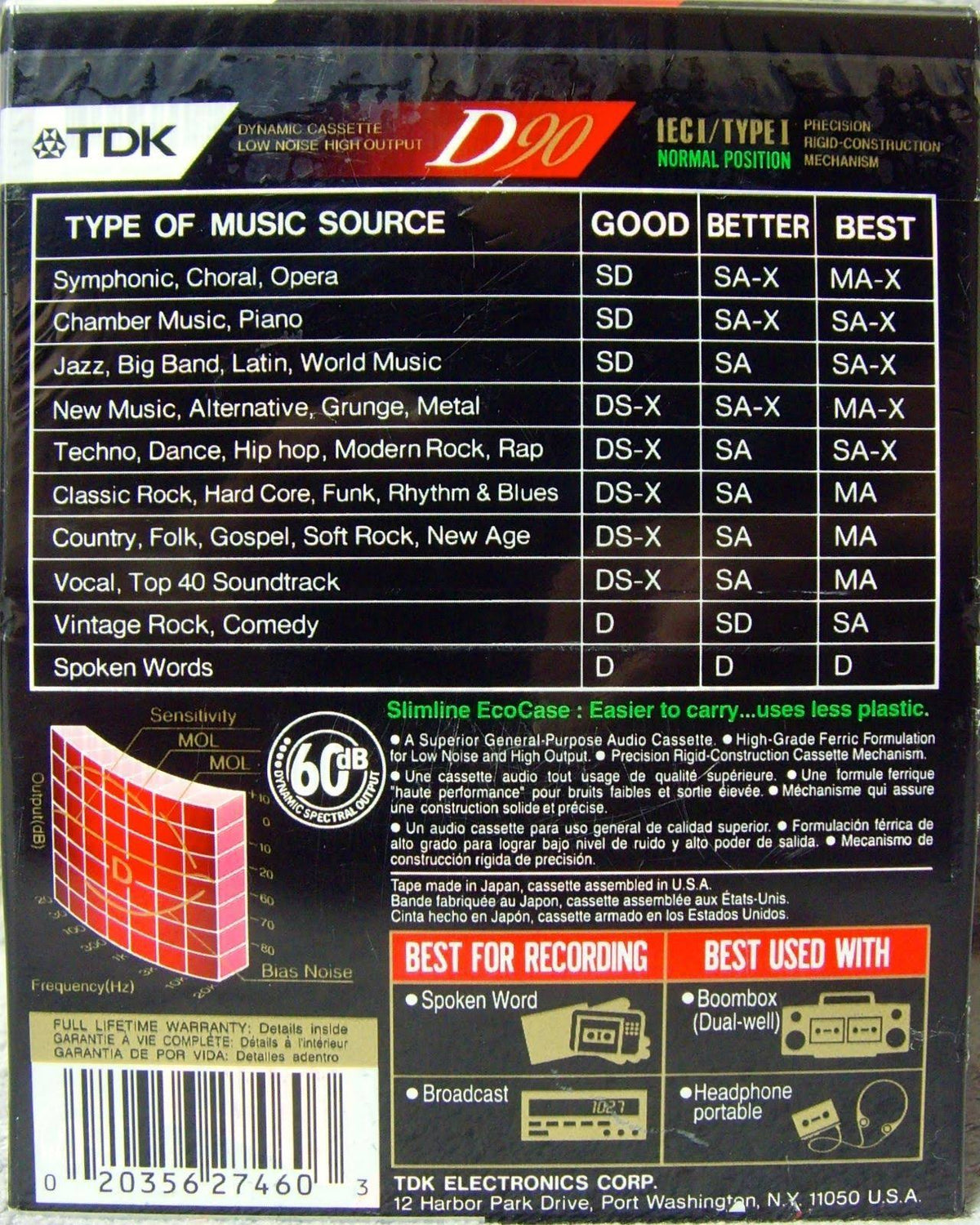 High Output 16-Pack Audio Cassette Tapes Q60737