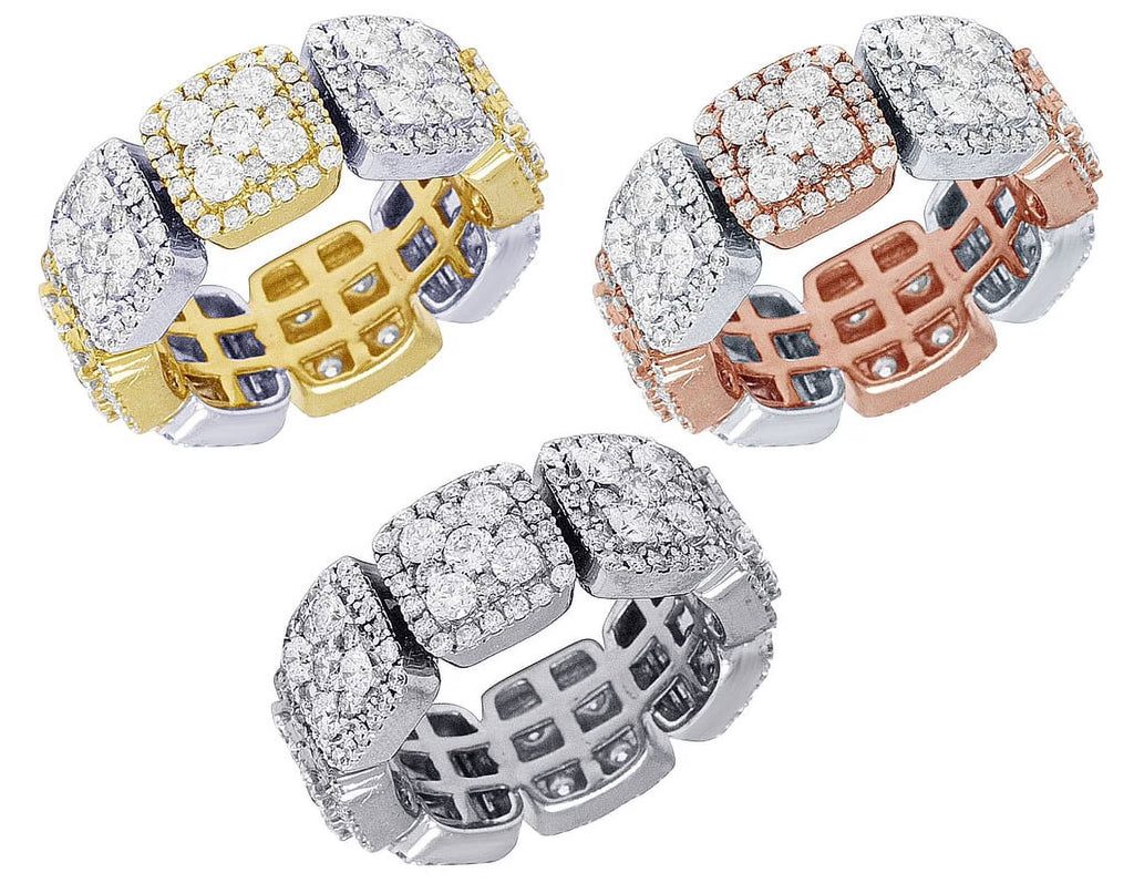 4.10 CT Diamond Eternity Band Ring W71262